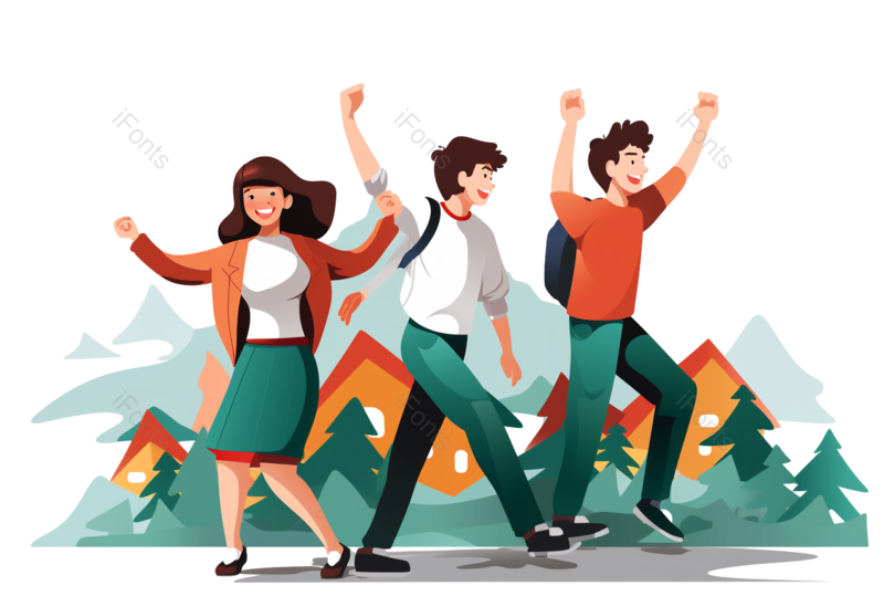 箭头图片,儿童元素,插画PNG,工作免抠素材